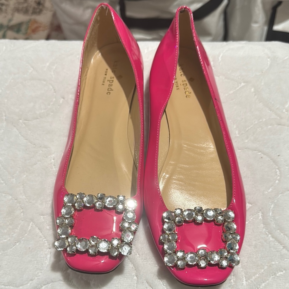 Kate Spade Pink Embellished Women's Flats